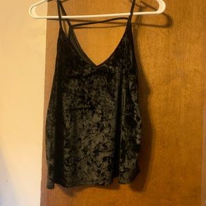 Velvet tank top